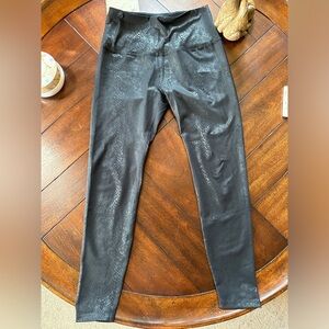 Beyond Yoga black snake print leggings